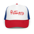 Pistolero Clásico Red White & Blue Trucker Hat – front view