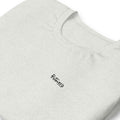 Bull Wrestling ash tee — front Pistolero Clásico logo — Pistolero Clásico