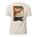 Medicine Show heather dust tee — back graphic print — Pistolero Clásico