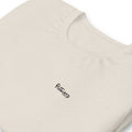 Cow Hunters heather dust tee — front Pistolero Clásico logo — Pistolero Clásico