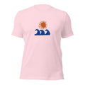 Summer soft pink tee — front graphic print — Pistolero Clásico