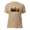 Blackie at Canoes graphic tee in Tan, front view — Pistolero Clásico