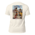 Panama City vintage white tee — back graphic print — Pistolero Clásico