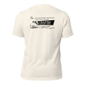 Clyde Keys vintage white tee — back graphic print — Pistolero Clásico
